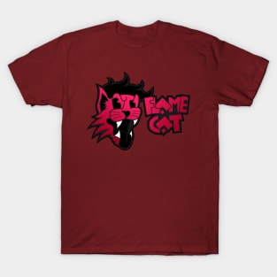 StrayCat FlameCat Red and Black T-Shirt